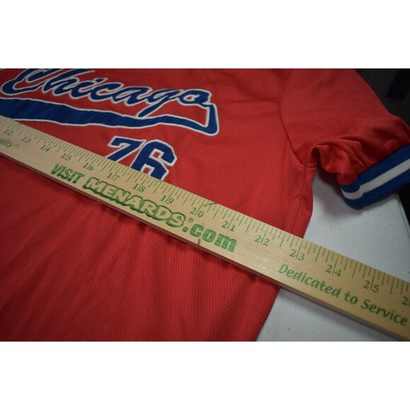 Old Chicago Jersey Red Pizza Craft Beer World Beer Tour Unisex XL - Picture 4 of 5